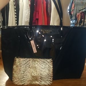 Victoria's Secret Bag and Makeup Bag NWT